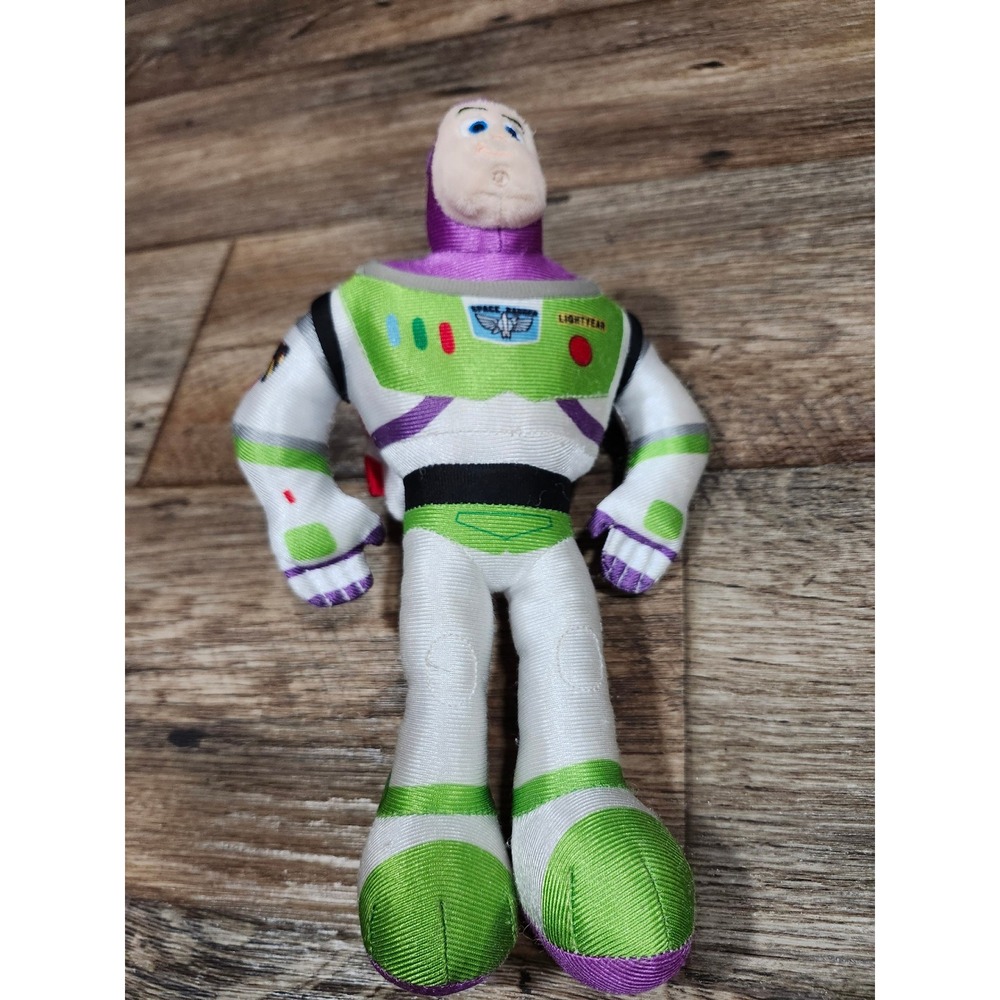 Disney Pixar Toy Story Buzz Lightyear Plush Soft Figure White Green Purple